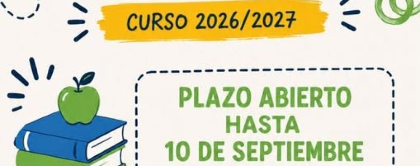 Abierto el plazo para solicitar becas