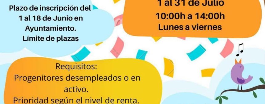 Los Servicios del Plan Corresponsables impulsan la escuela de verano
