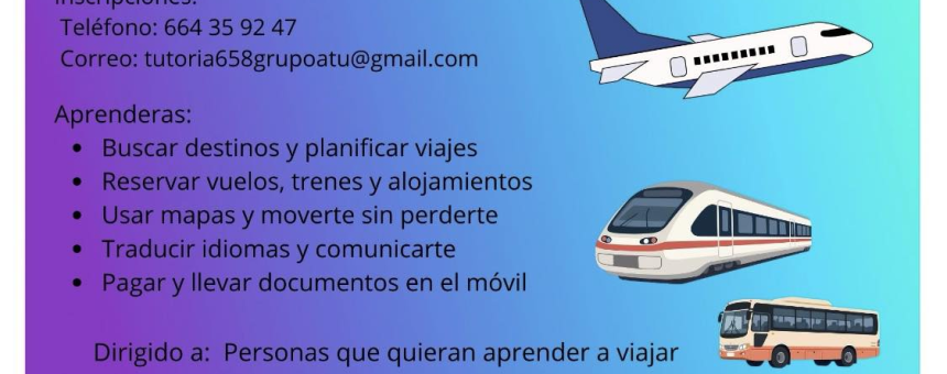 TALLER GRATUITO APRENDO A VIAJAR