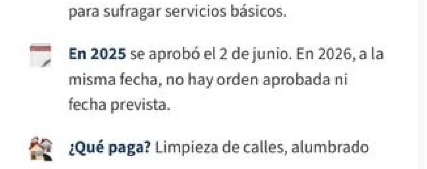 Un año más, el mismo retraso